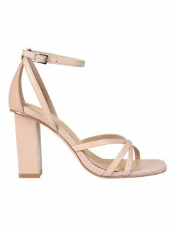 Siren Lucas Nude Kid Leather Sandal