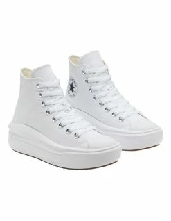 Converse Chuck Taylor All Star Move White/Natural Platform Sneaker -Deals Shoes Store 859212910 5 720x928