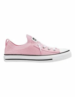 Converse Chuck Taylor All Star Shoreline Pink Glaze Stretch Knit Sneaker