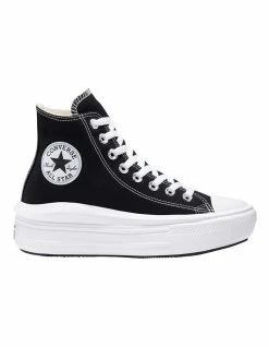 Converse Chuck Taylor All Star Move Black/Natural Platform Sneaker