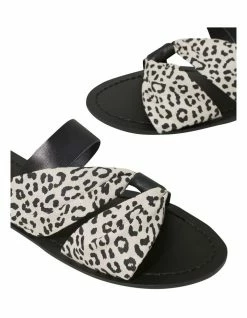 Seed Heritage Alicia Beige Leopard Flat Sandal -Deals Shoes Store 859558870 5 720x928