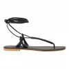 Seed Heritage Nova Deep Navy Leather Tie Up Sandal