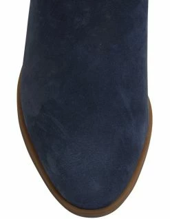 Sandler Nubuck Flat Shoes Magnum Navy -Deals Shoes Store 859880890 7 720x928