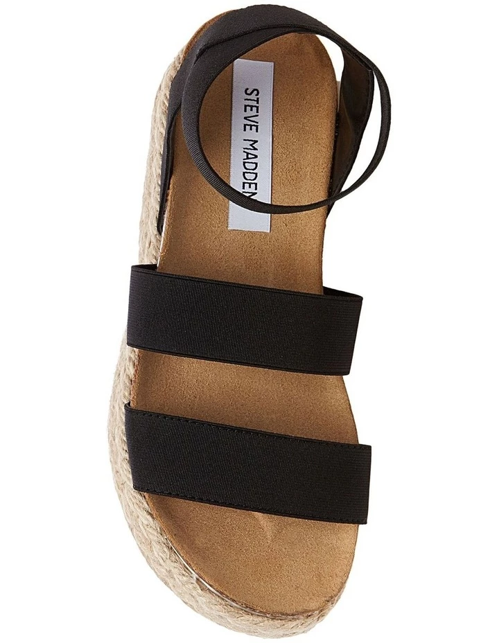 Steve Madden Kimmie Black Sandal 3 Steve Madden Kimmie Black Sandal - Image 3