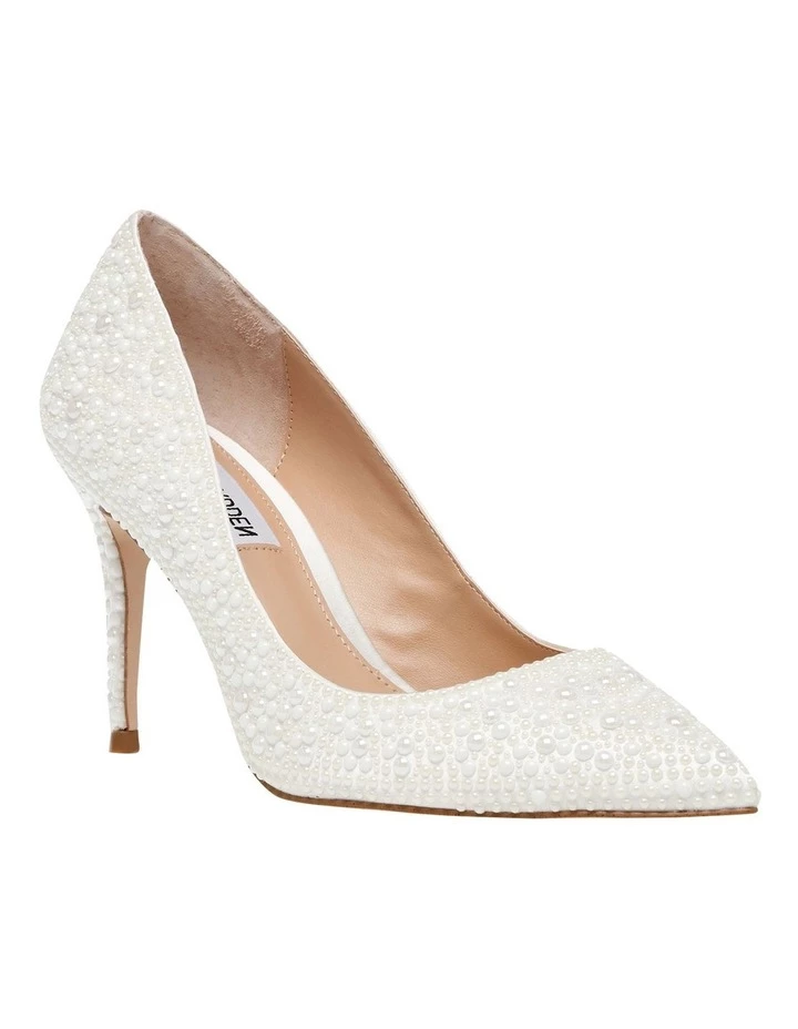 Steve Madden Lillie-R White Heeled Shoes 2 Steve Madden Lillie-R White Heeled Shoes - Image 2