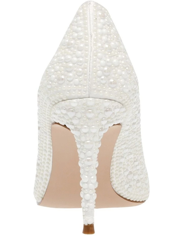 Steve Madden Lillie-R White Heeled Shoes 4 Steve Madden Lillie-R White Heeled Shoes - Image 4