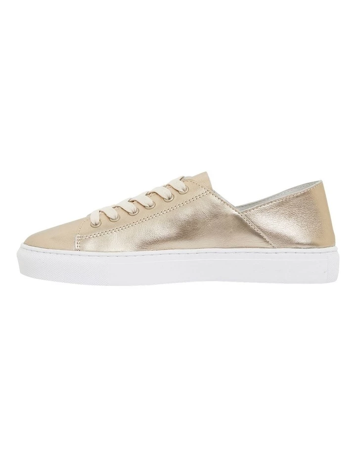 Jane Debster Rialto Soft Gold Metallic Sneakers 2 Jane Debster Rialto Soft Gold Metallic Sneakers - Image 2