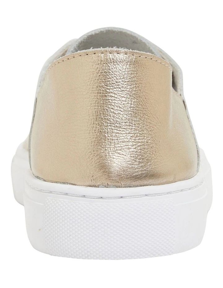 Jane Debster Rialto Soft Gold Metallic Sneakers 4 Jane Debster Rialto Soft Gold Metallic Sneakers - Image 4