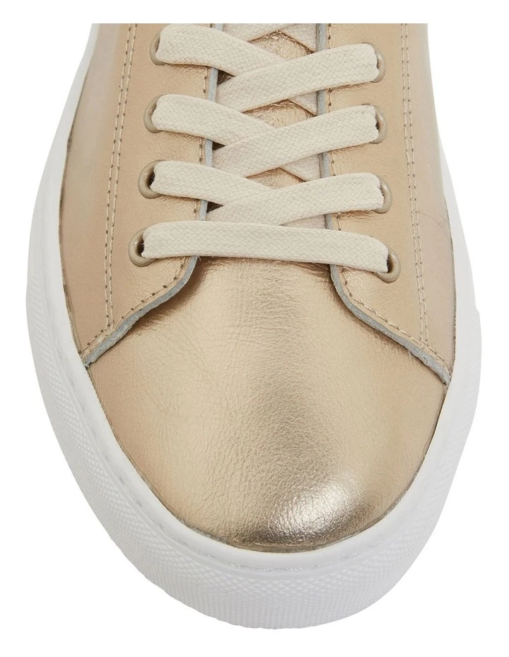 Jane Debster Rialto Soft Gold Metallic Sneakers 6 Jane Debster Rialto Soft Gold Metallic Sneakers - Image 6