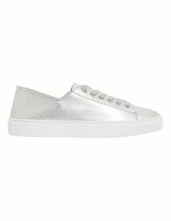 Jane Debster Rialto Silver Metallic Sneakers
