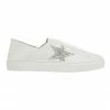 Jane Debster Rocket White/Silver Glitter Sneakers