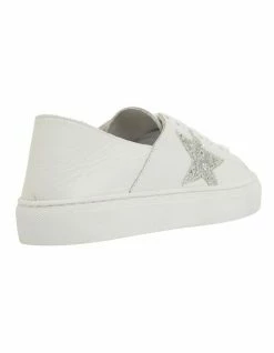 Jane Debster Rocket White/Silver Glitter Sneakers -Deals Shoes Store 860113270 4 720x928