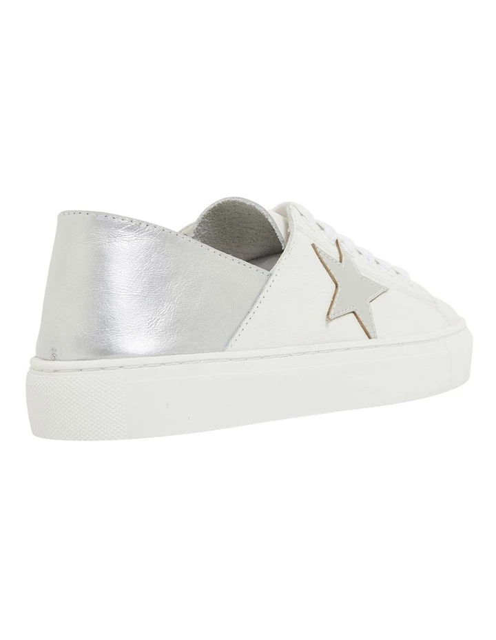 Jane Debster Rocket White/Silver Sneakers 4 Jane Debster Rocket White/Silver Sneakers - Image 4