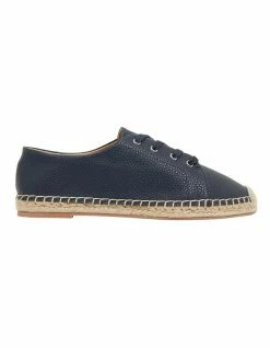Sandler Bayside Navy Smooth Sneakers