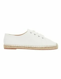 Sandler Bayside White Smooth Sneakers