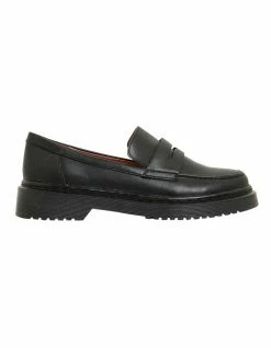 Sandler Strata Black Glove Flat Shoes