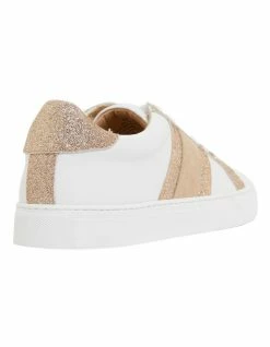 Pink Inc Daisy White/Rose Gold Sneakers -Deals Shoes Store 860121910 4 720x928