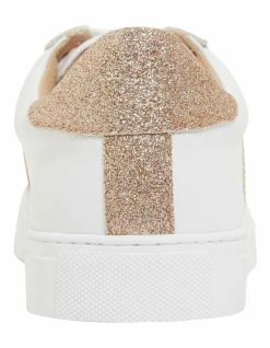 Pink Inc Daisy White/Rose Gold Sneakers -Deals Shoes Store 860121910 5 720x928