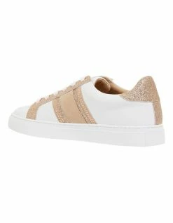 Pink Inc Daisy White/Rose Gold Sneakers -Deals Shoes Store 860121910 7 720x928