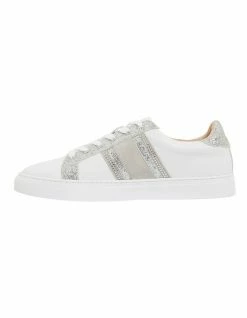 Pink Inc Daisy White/Silver Sneakers -Deals Shoes Store 860122000 3 720x928