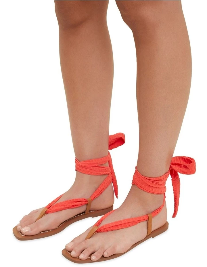 Seed Heritage Skye Navy Tie Up Sandal 6 Seed Heritage Skye Navy Tie Up Sandal - Image 6