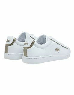 Lacoste Carnaby Evo White Leather Sneakers -Deals Shoes Store 861299200 3 720x928