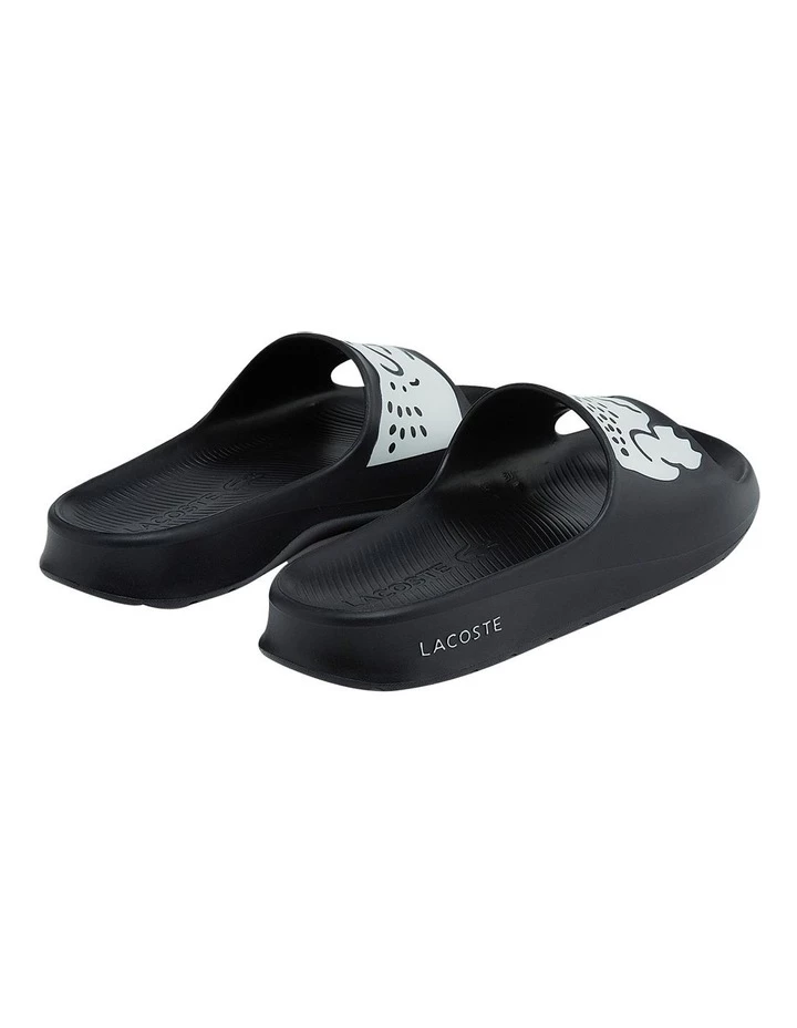 Lacoste Croco 2.0 Black/White Synthetic Print Slides 3 Lacoste Croco 2.0 Black/White Synthetic Print Slides - Image 3