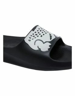 Lacoste Croco 2.0 Black/White Synthetic Print Slides 11 Lacoste Croco 2.0 Black/White Synthetic Print Slides -Deals Shoes Store 861299920 6 720x928