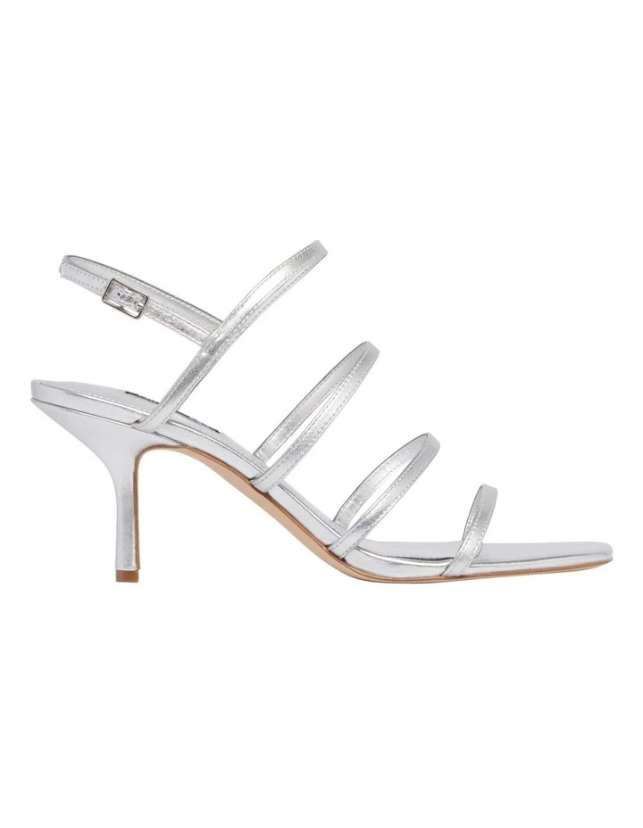 Nine West Niva Silver Sandals 1 Nine West Niva Silver Sandals