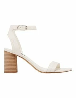 Nine West Sindie White Sandals