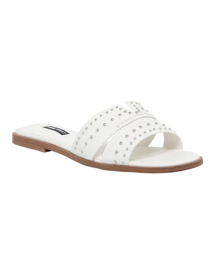 Nine West Grandas Bone Sandals 2 Nine West Grandas Bone Sandals - Image 2