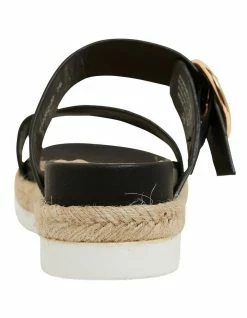 Sandler Warsaw Black Smooth Sandals -Deals Shoes Store 861419440 5 720x928