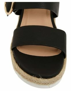 Sandler Warsaw Black Smooth Sandals -Deals Shoes Store 861419440 7 720x928