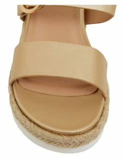 Sandler Warsaw Soft Gold Smooth Sandals -Deals Shoes Store 861419620 7 720x928