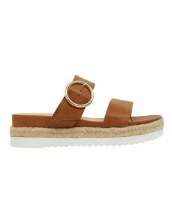 Sandler Warsaw Tan Smooth Sandals