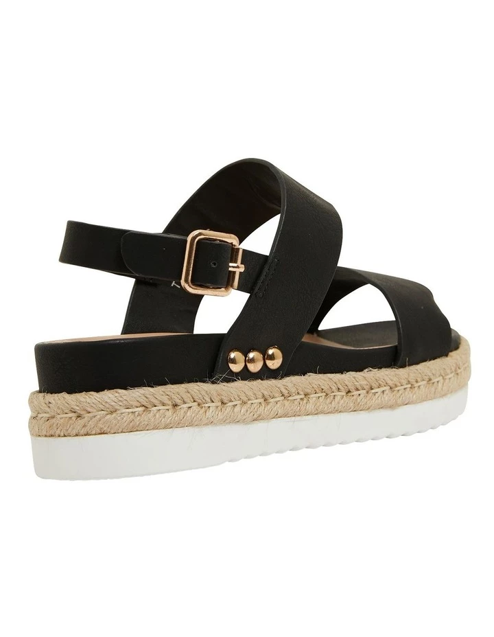 Sandler Wave Black Smooth Sandals 4 Sandler Wave Black Smooth Sandals - Image 4