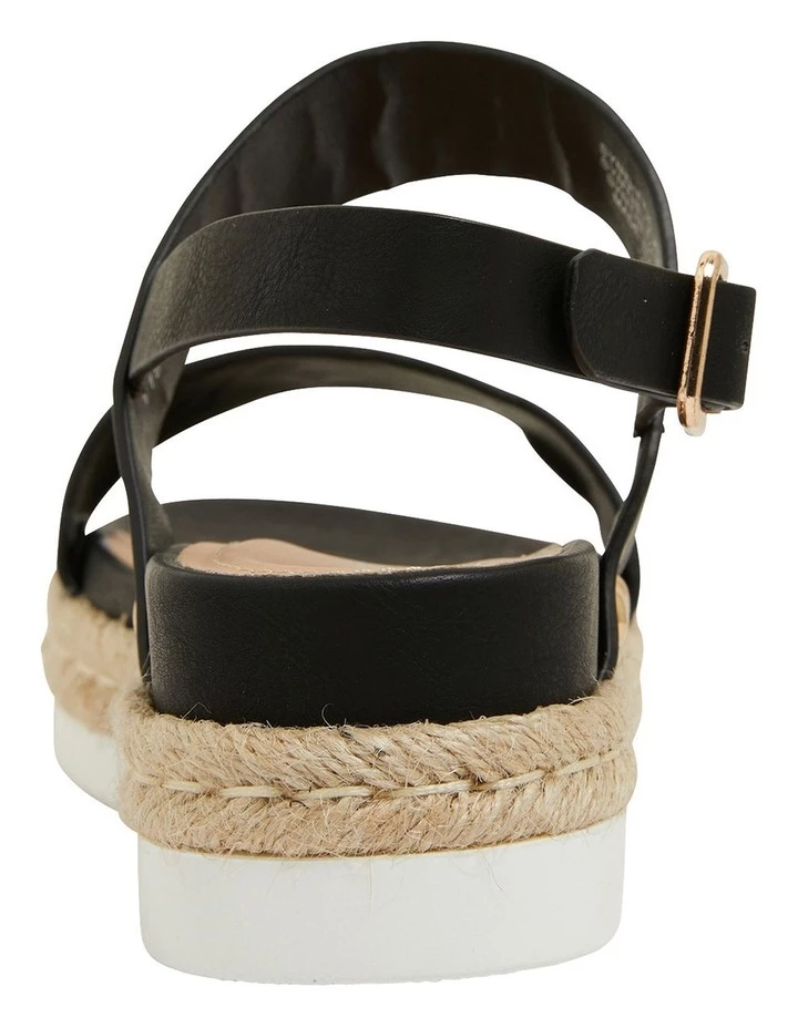 Sandler Wave Black Smooth Sandals 5 Sandler Wave Black Smooth Sandals - Image 5