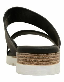 Ravella Cary Black Smooth Sandals -Deals Shoes Store 861425740 5 720x928