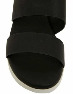 Ravella Cary Black Smooth Sandals -Deals Shoes Store 861425740 7 720x928
