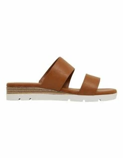 Ravella Cary Tan Smooth Sandals