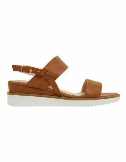 Ravella Dayton Tan Smooth Sandals