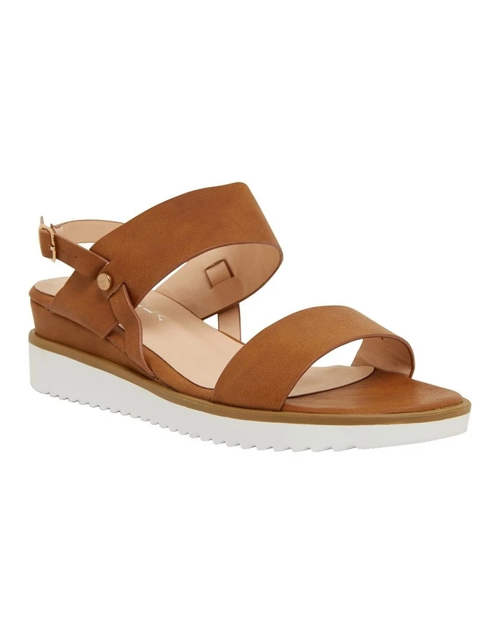 Ravella Dayton Tan Smooth Sandals 2 Ravella Dayton Tan Smooth Sandals - Image 2