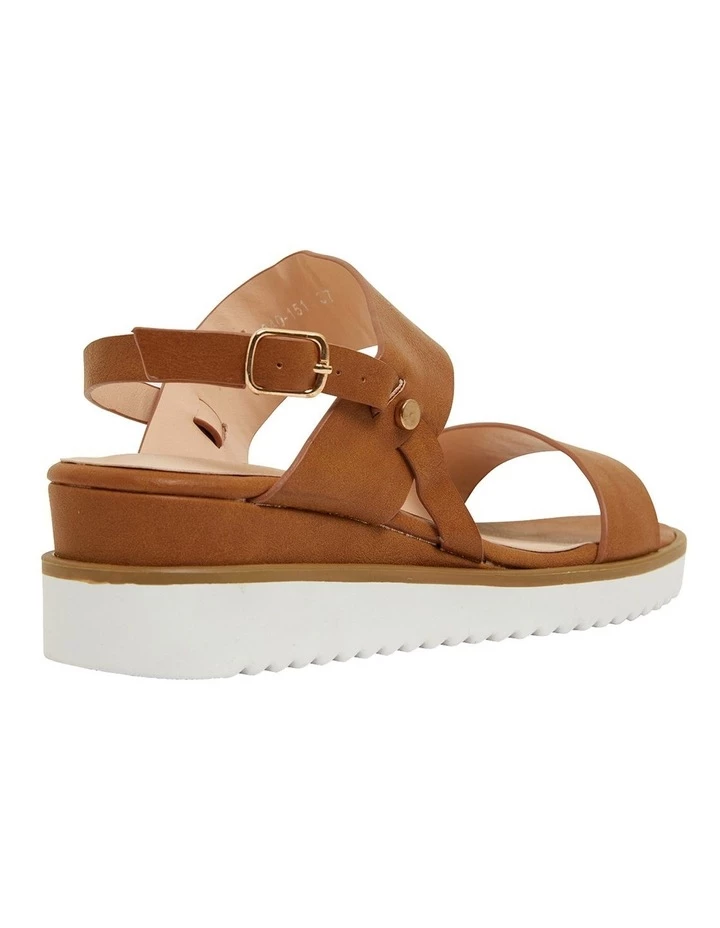 Ravella Dayton Tan Smooth Sandals 4 Ravella Dayton Tan Smooth Sandals - Image 4