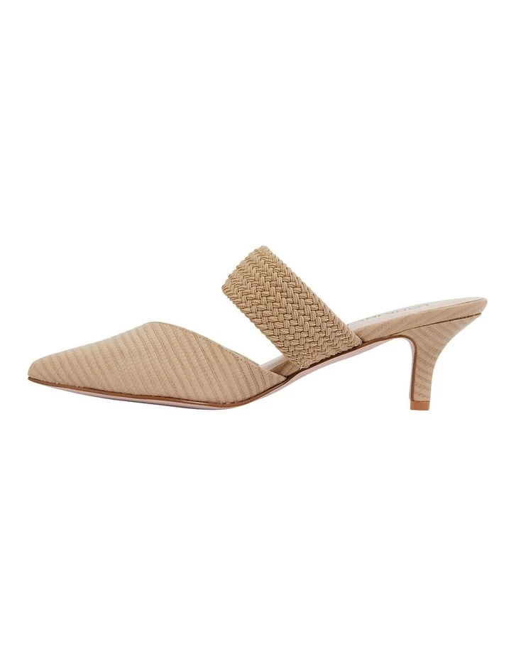 Pink Inc Vixen Nude Print Heeled Shoes 3 Pink Inc Vixen Nude Print Heeled Shoes - Image 3