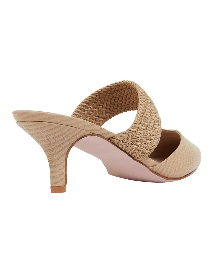 Pink Inc Vixen Nude Print Heeled Shoes 4 Pink Inc Vixen Nude Print Heeled Shoes - Image 4