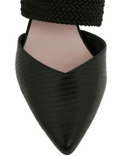 Pink Inc Vixen Black Print Heeled Shoes -Deals Shoes Store 861430780 5 720x928