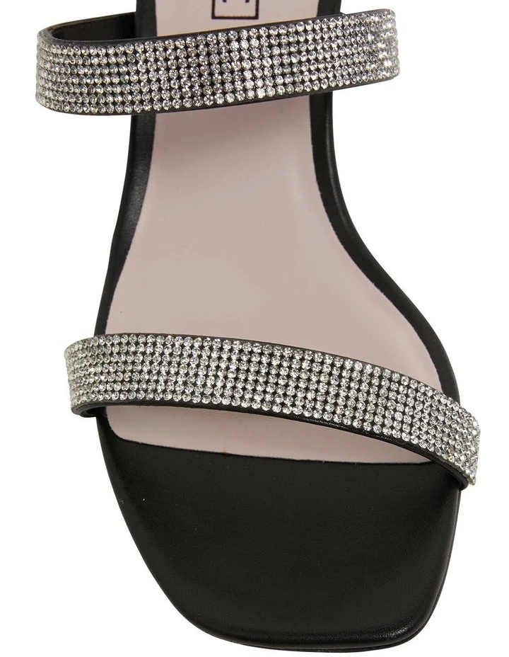 Pink Inc Imogen Black Glove Sandals 5 Pink Inc Imogen Black Glove Sandals - Image 5