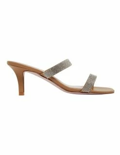Pink Inc Imogen Camel Glove Sandals