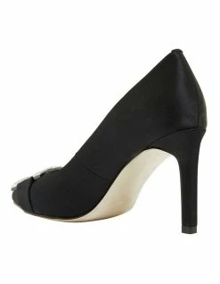 Alan Pinkus Madison Black Fabric Heeled Shoes -Deals Shoes Store 861440950 5 720x928