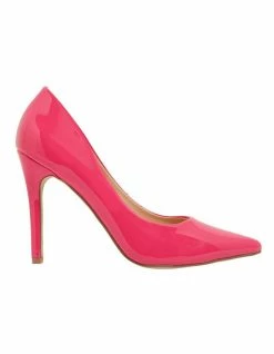 Ravella Harbour Pink Patent Heeled Shoes